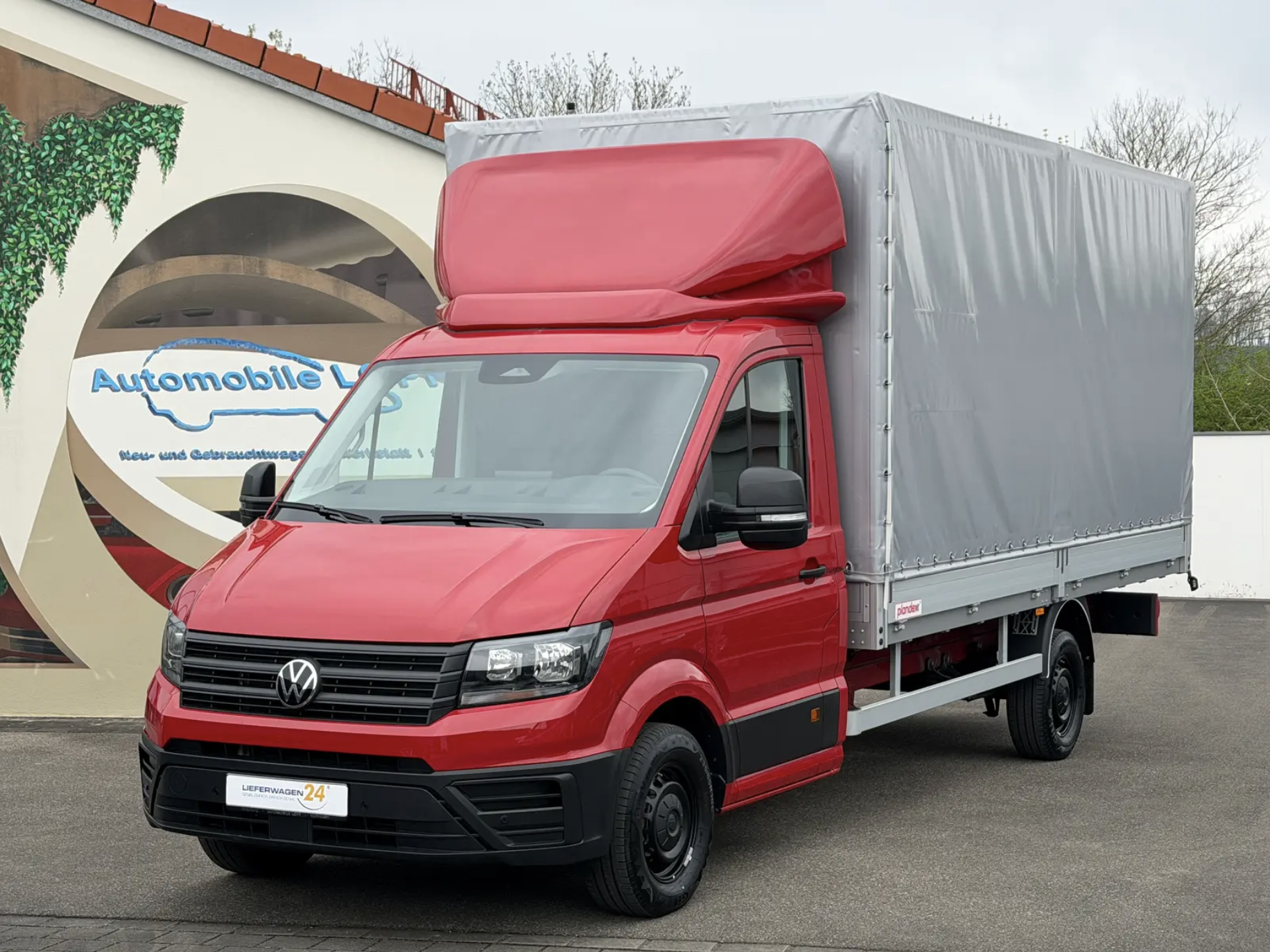 VW Crafter 35 Pritsche LANG Plane Spriegel